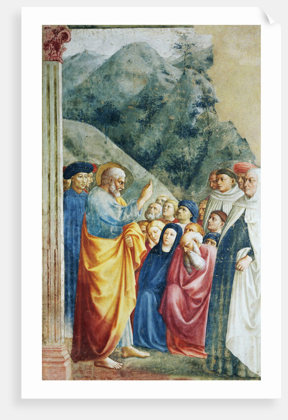 Saint Peter Preaching by Masolino da Panicale