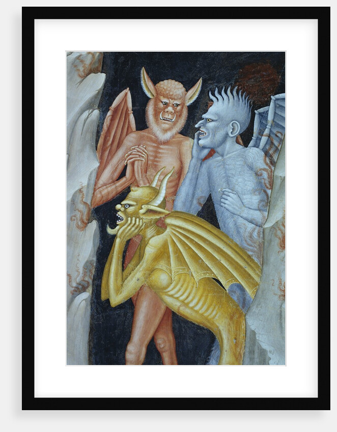 Detail of Demons from Militant Church and Triumphant Church by Andrea di Buonaiuto
