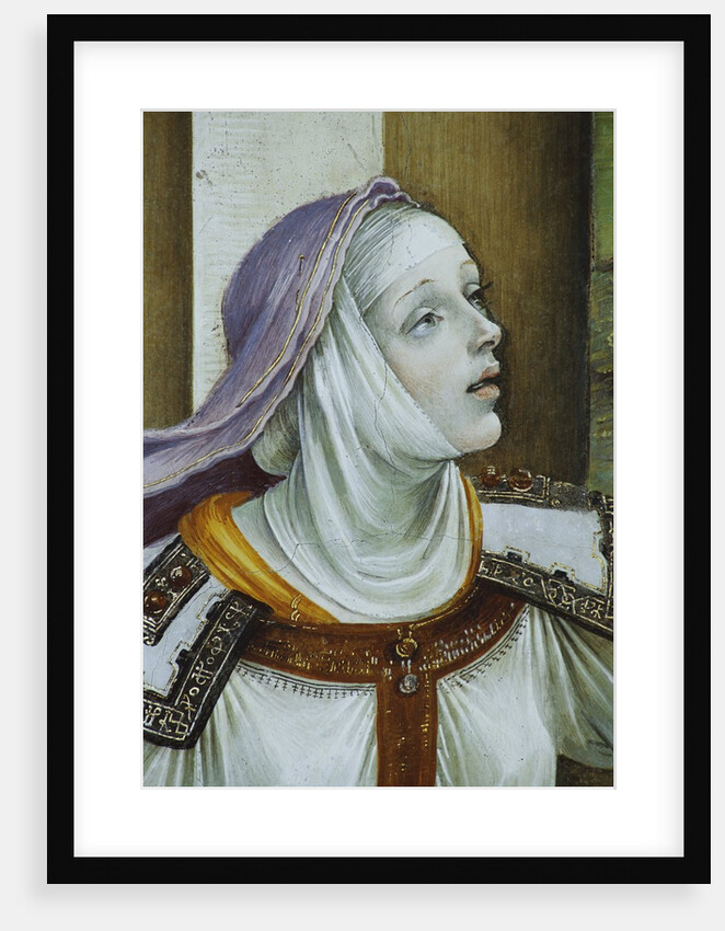 Detail of Druisana from Saint John the Evangelist Reuscitating Druisana by Filippino Lippi