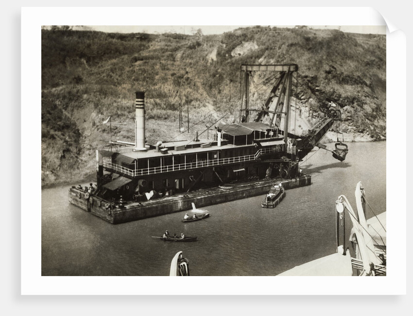 View of the Panama Canal by Anonymous