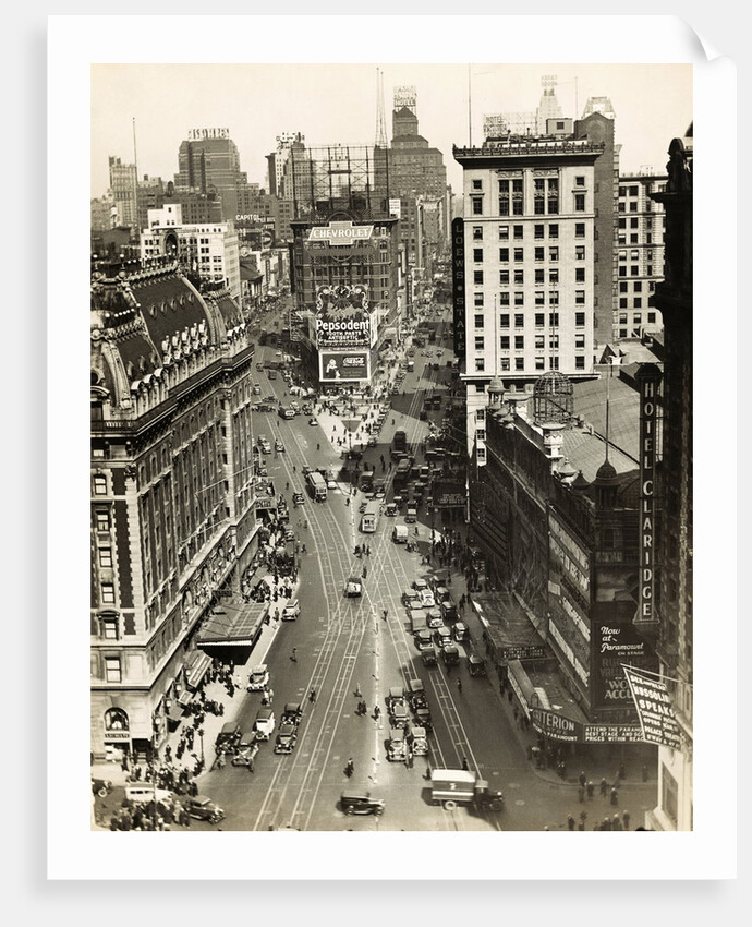 View of Times Square by Anonymous