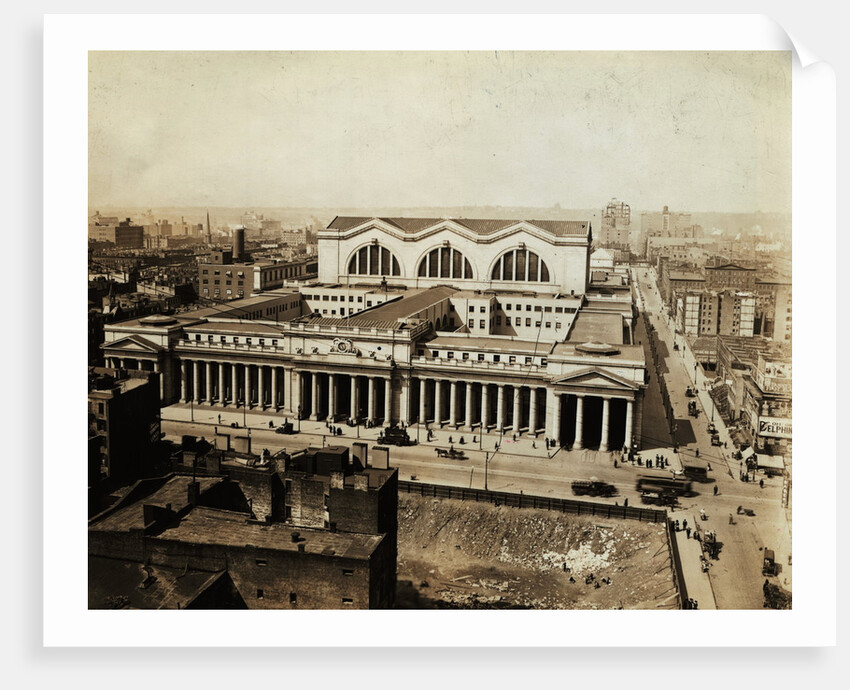 Aerial View of Pennsylvania Railroad Station by Anonymous