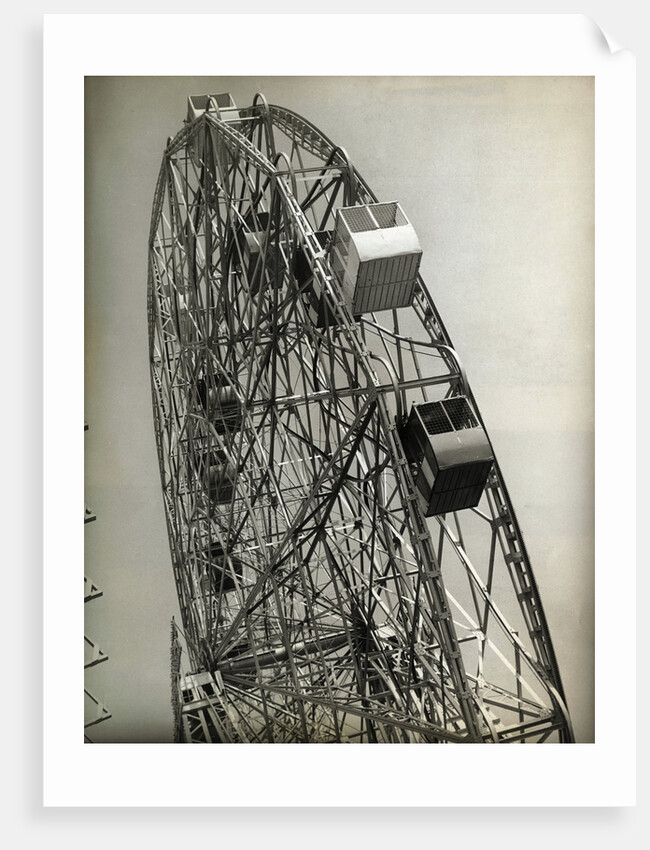 View of Coney Island Ferris Wheel by Anonymous