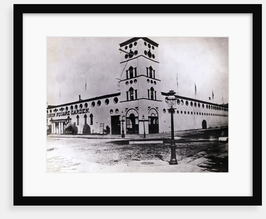 Exterior View of Early Madison Square Garden by Anonymous