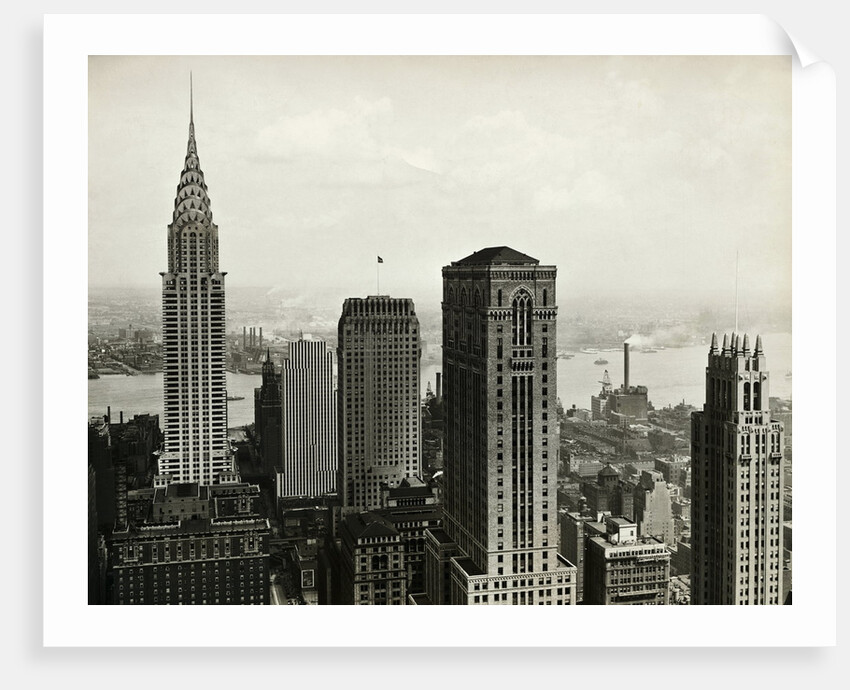 The Chrysler Building and Other Buildings by Anonymous