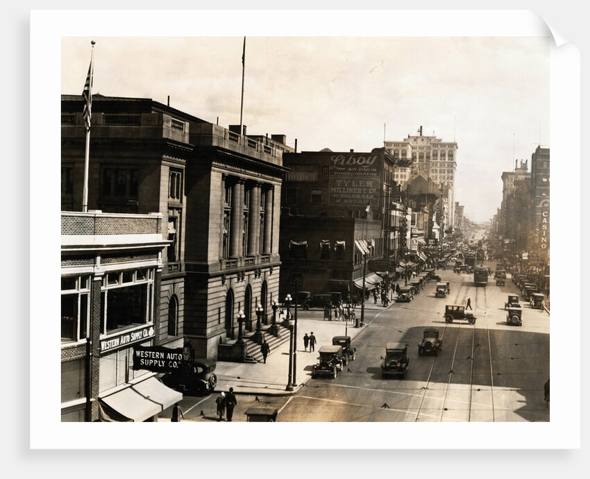 Aerial View of Spokane Business Area by Anonymous