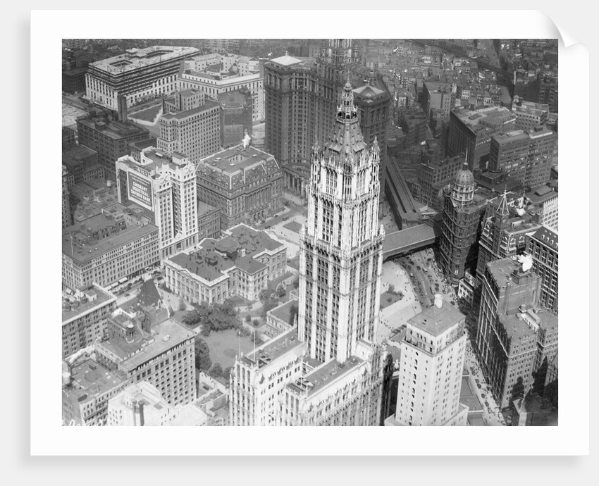 Woolworth Building and City Hall District by Anonymous
