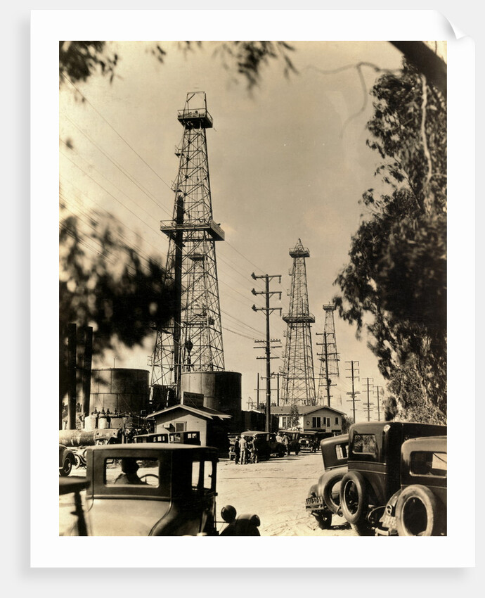 Oil Derricks by Anonymous