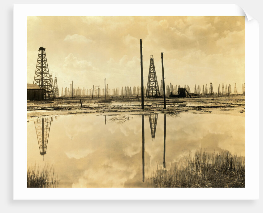 Spindle Top Oil Fields by Anonymous