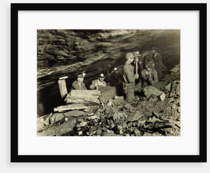 Coal Miners Working One Thousand Feet Below Surface by Anonymous