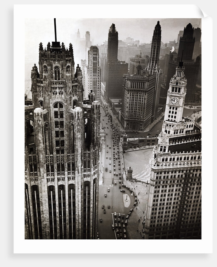 Aerial View of Chicago by Anonymous