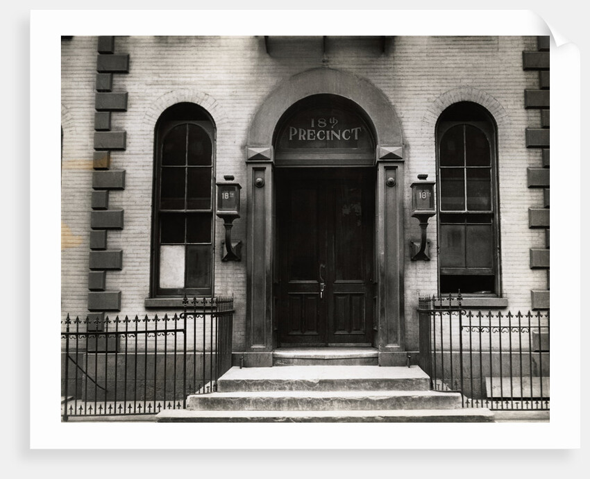 Facade of Police Station by Anonymous