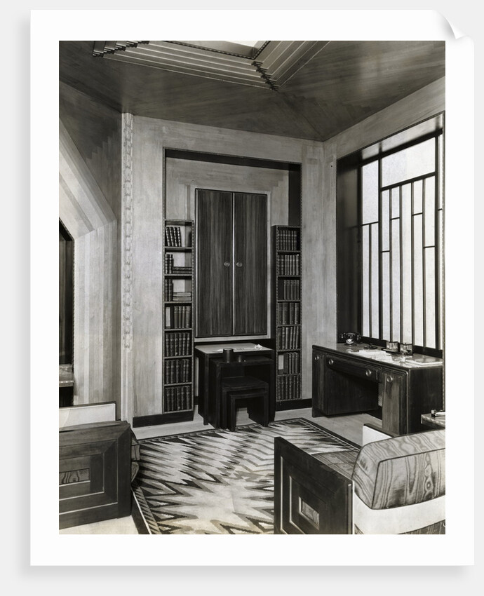 Interior of Den by Anonymous