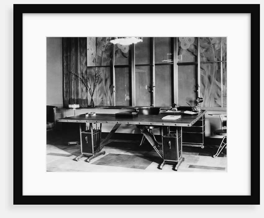 Art Deco Desk and Office Furniture by Anonymous
