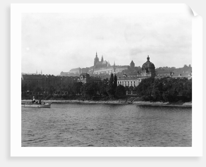 Hradcany Hill in Prague, Czechoslovakia by Anonymous