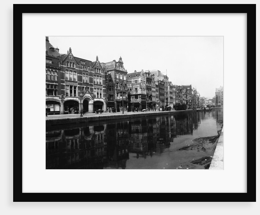 Canal at Amsterdam Holland by Anonymous