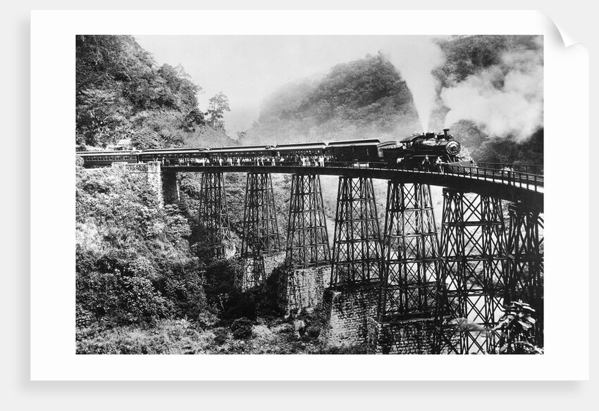 A Railroad Trestle Near Vera Cruz by Anonymous