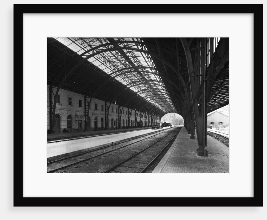 Interior of Portbou Railway Station by Anonymous