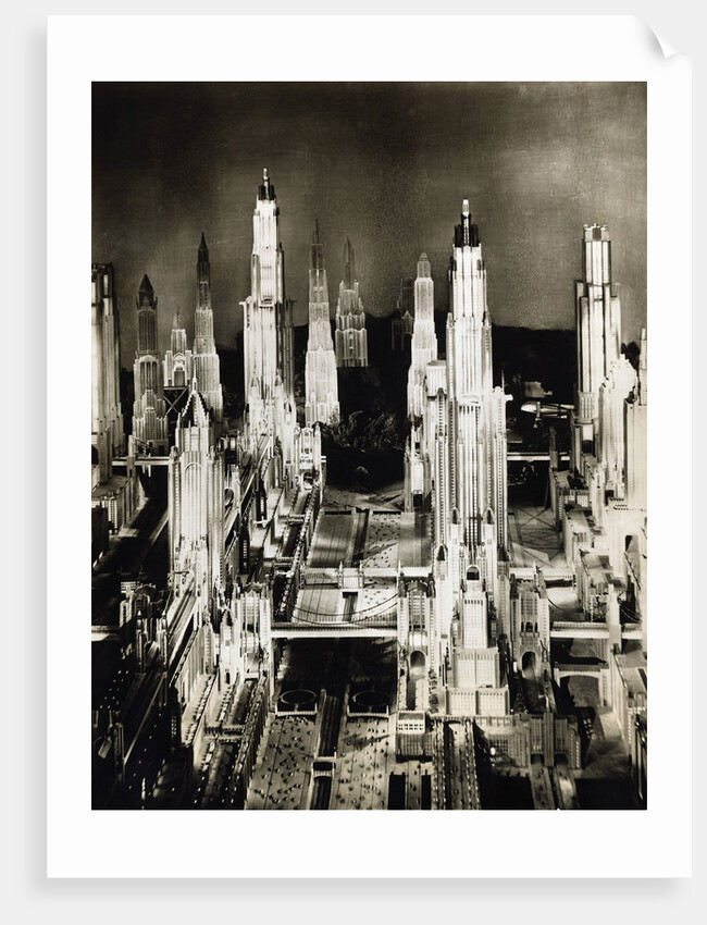 A Futuristic Vision of New York by Anonymous