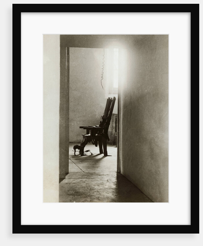 Electric Chair at Sing Sing Prison by Anonymous