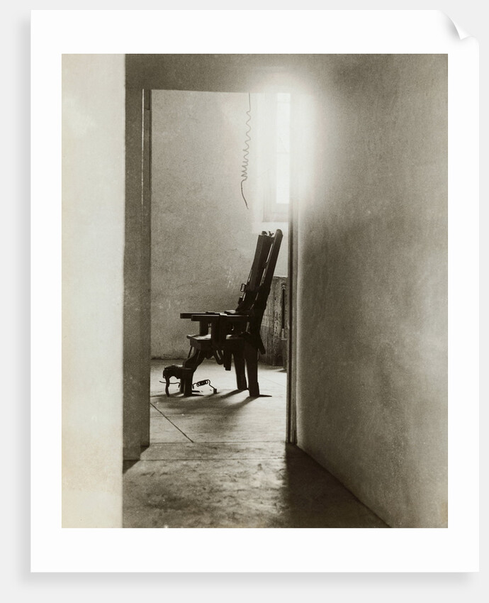 Electric Chair at Sing Sing Prison by Anonymous