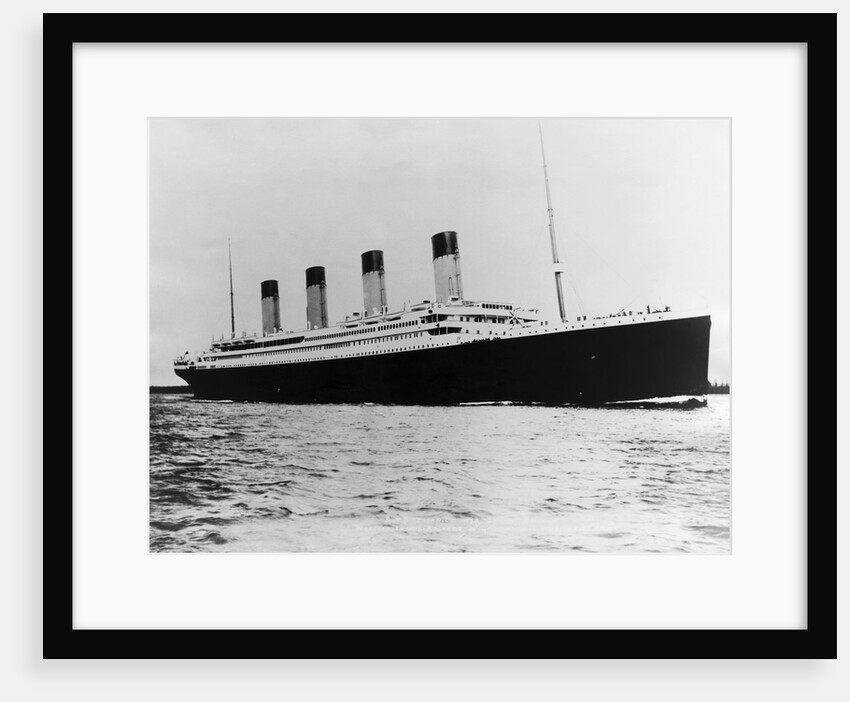 The Titanic Sails on the Ocean by Anonymous