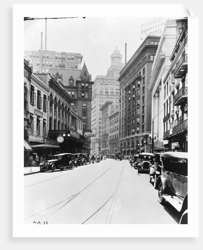 A Downtown Street in New Orleans by Anonymous