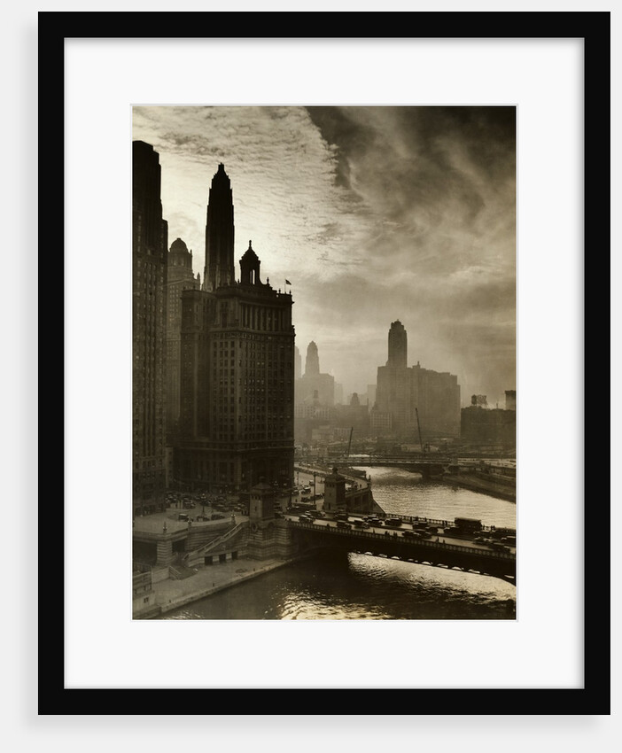 View of Chicago Sky and Skyscrapers by Anonymous