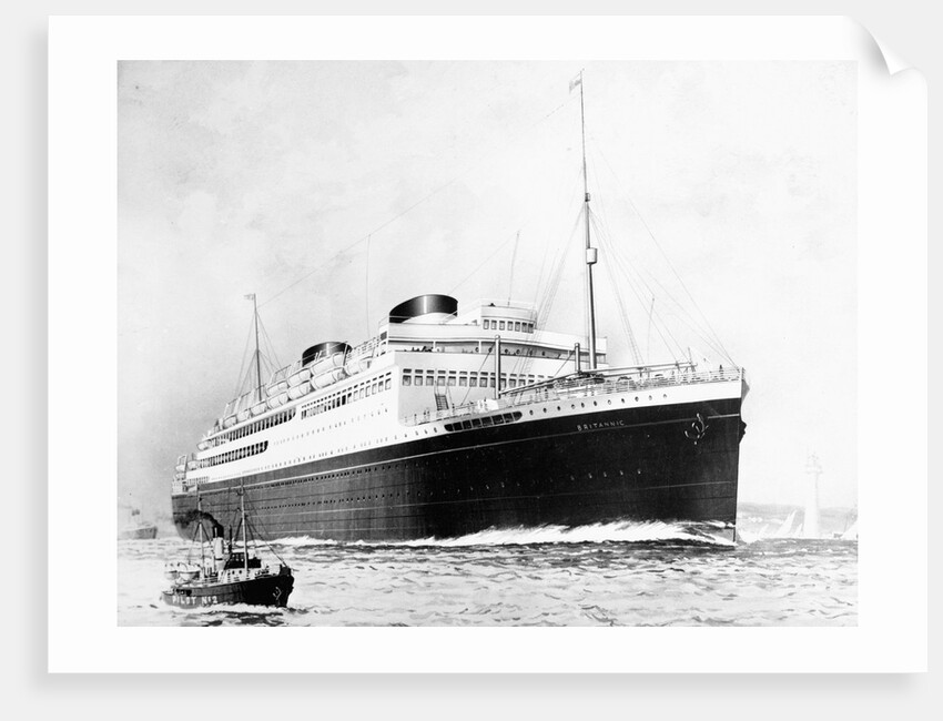Britain's Britannic on the Waters by Anonymous