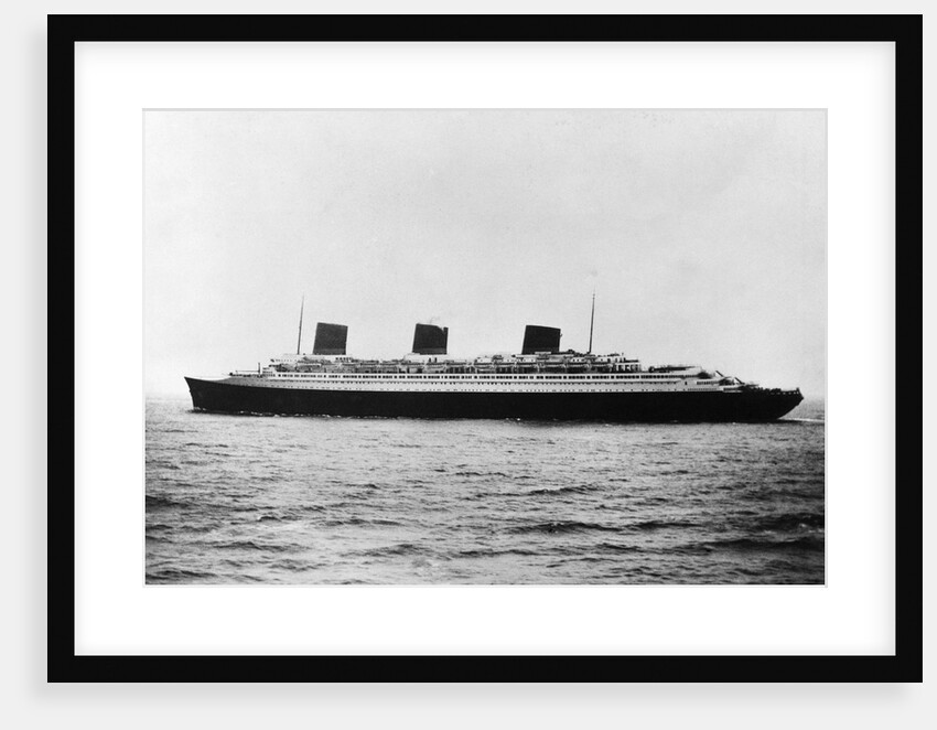 S.S. Normandie Sailing by Anonymous