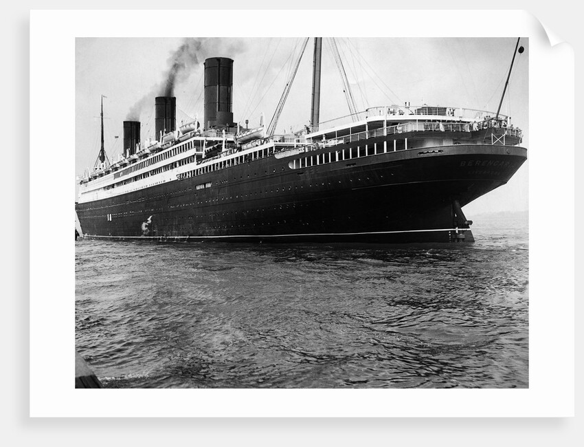 The English Ocean Liner SS Berengaria by Anonymous