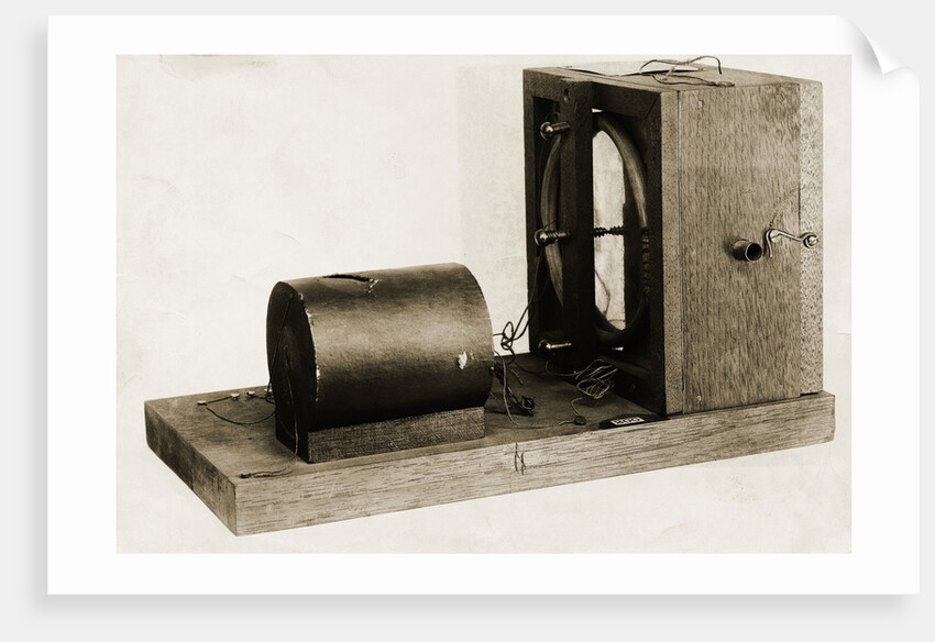 Model of Berliners Original Telephone Made in 1877 by Anonymous
