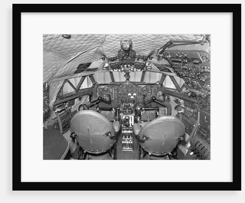 Cockpit of Comet 3 Aircraft by Anonymous