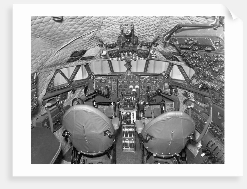 Cockpit of Comet 3 Aircraft by Anonymous