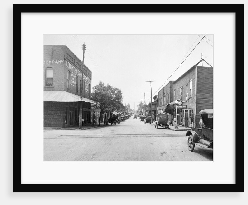 Main Street in a Small Town by Anonymous