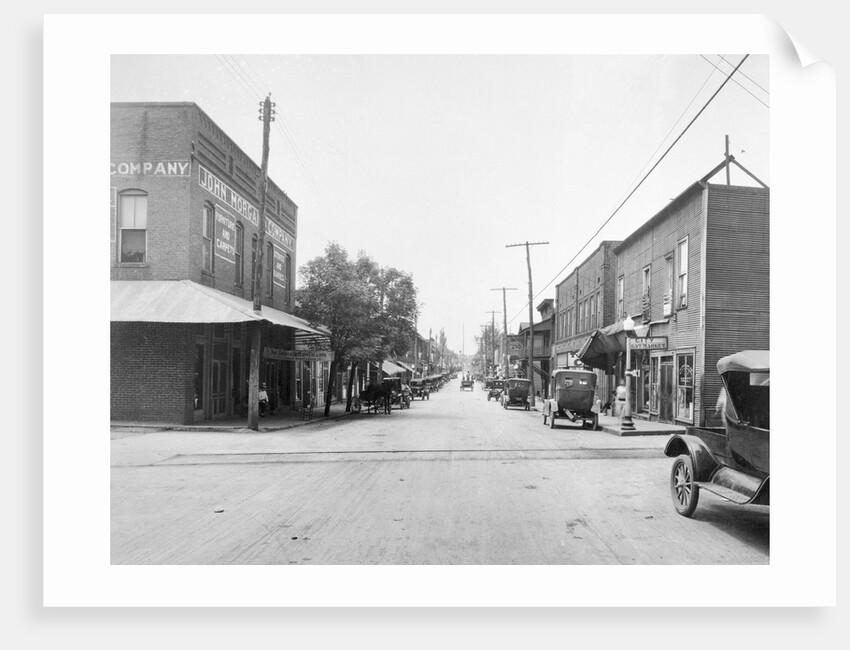 Main Street in a Small Town by Anonymous