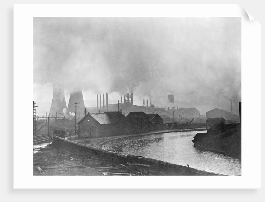 Industrial Smog Polluting Sheffield by Anonymous