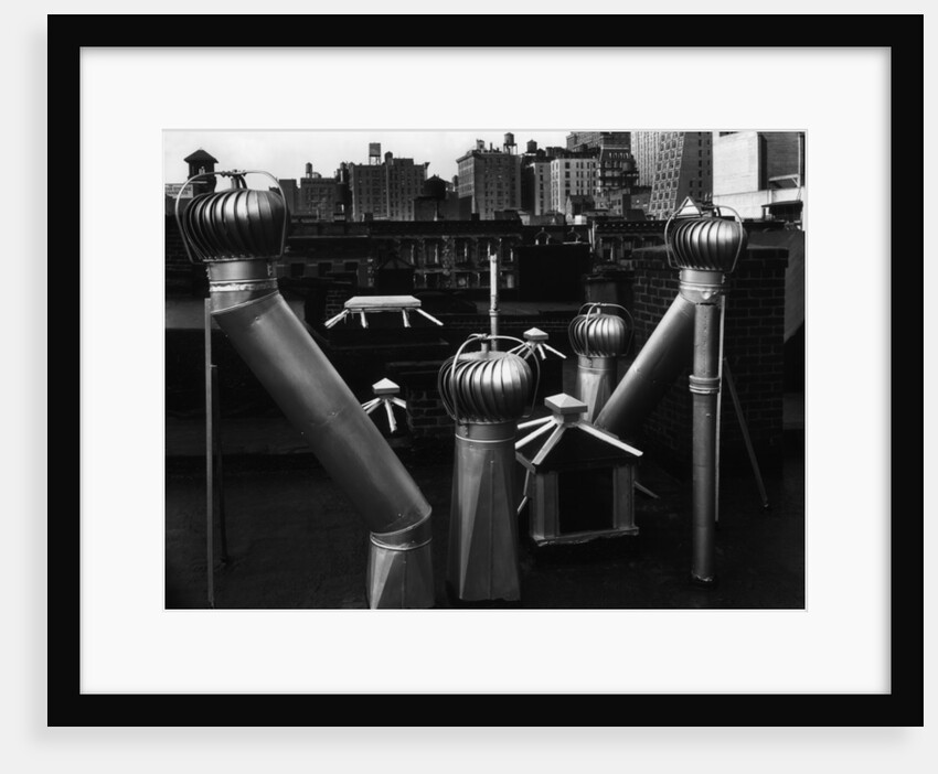 Nancy Newhall's Rooftop, New York City by Brett Weston