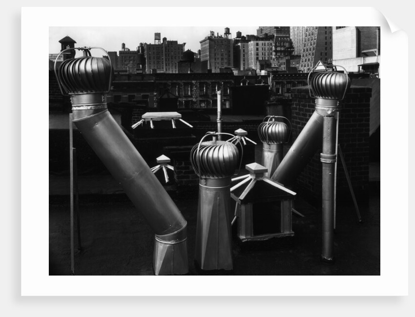 Nancy Newhall's Rooftop, New York City by Brett Weston