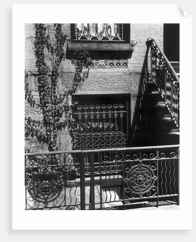 Brownstone Windows, Manhattan, 1944 by Anonymous