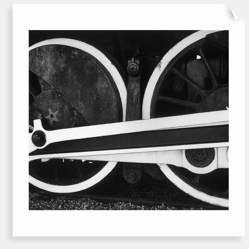 Train Wheels, 1972 by Anonymous