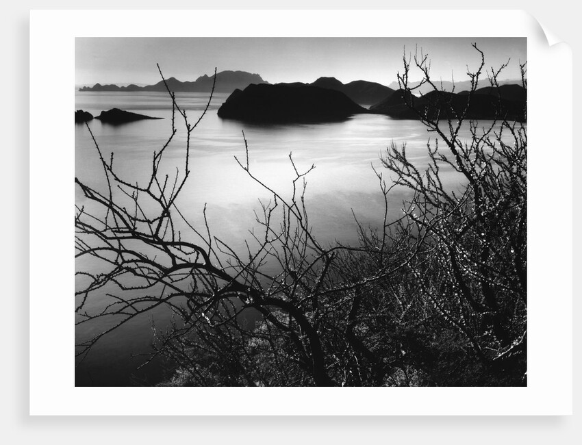 Cliff Overlooking Bay by Anonymous