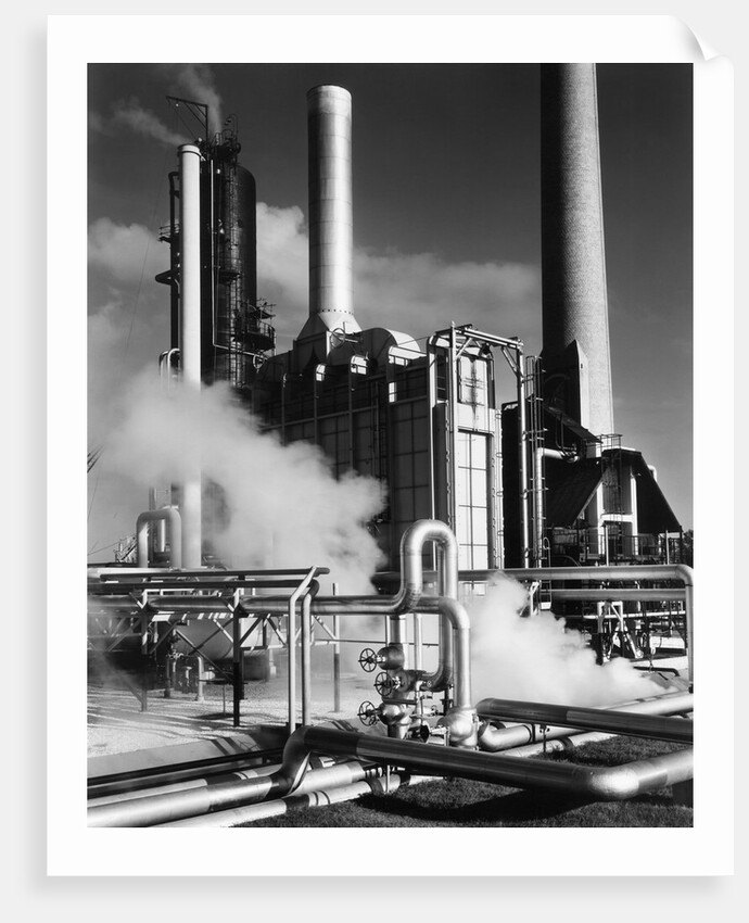 Smoke Stacks and Steam, 1951 by Anonymous