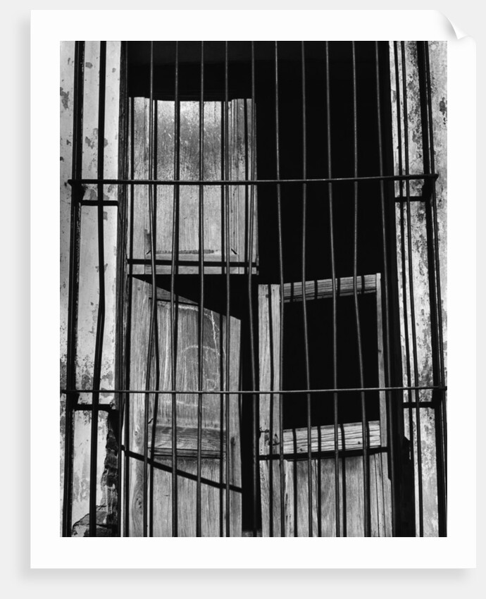 Bars Over Window by Anonymous