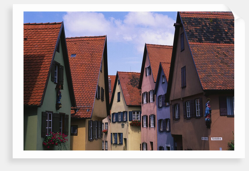 Row Houses in Dinkelsbuhl by Anonymous