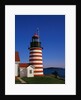 Red and White Striped Lighthouse by Anonymous