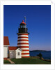 Red and White Striped Lighthouse by Anonymous