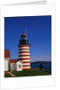 Red and White Striped Lighthouse by Anonymous