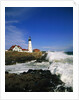 Lighthouse on Coastline by Anonymous
