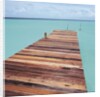 Wooden jetty leading out to sea by Anonymous